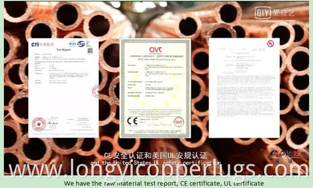 Cold Pressed Terminal Wire Terminal O Type Copper Nose PVC Round Pre-Insulated Terminal Lug